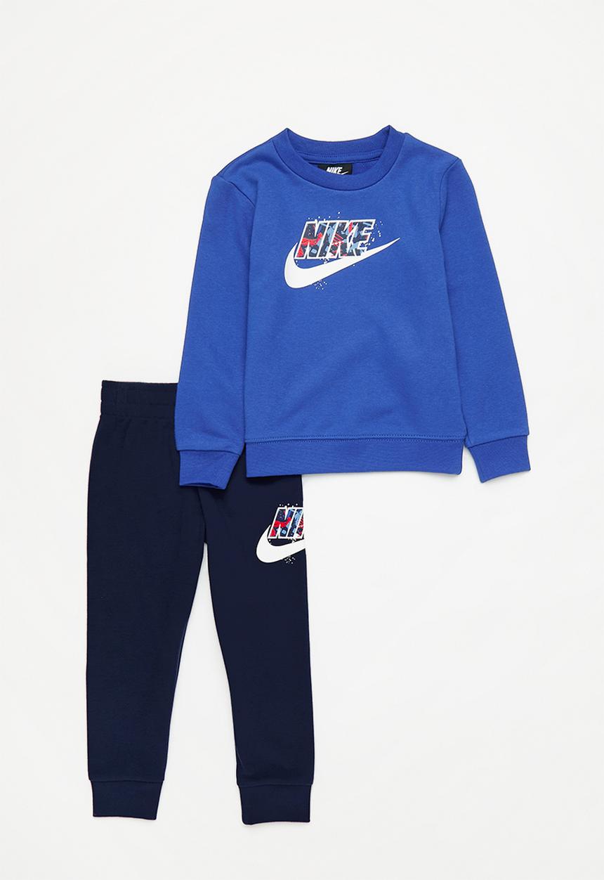 Nike - Nkb b nsw thrill crew pant set - midnight navy