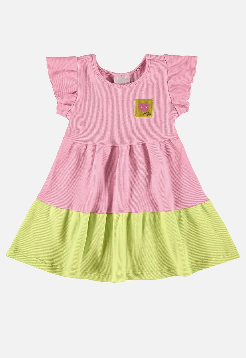 Quimby - Ribbed dress - pink