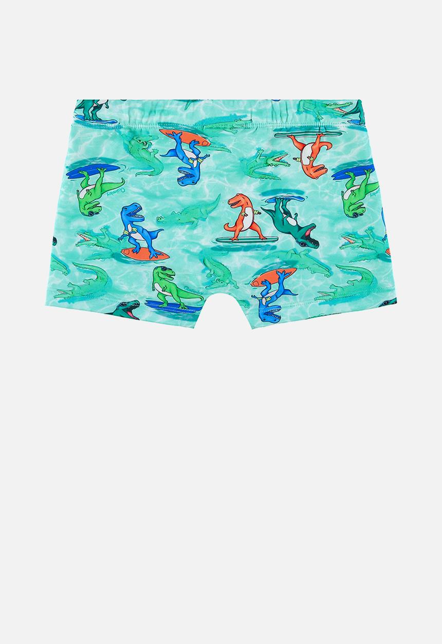 Quimby - Upf 50+ sun protection swimming trunks - green