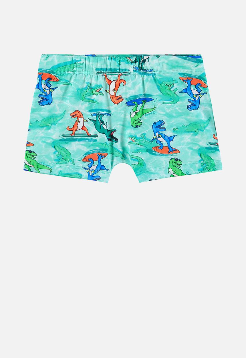 Quimby - Upf 50+ sun protection swimming trunks - green