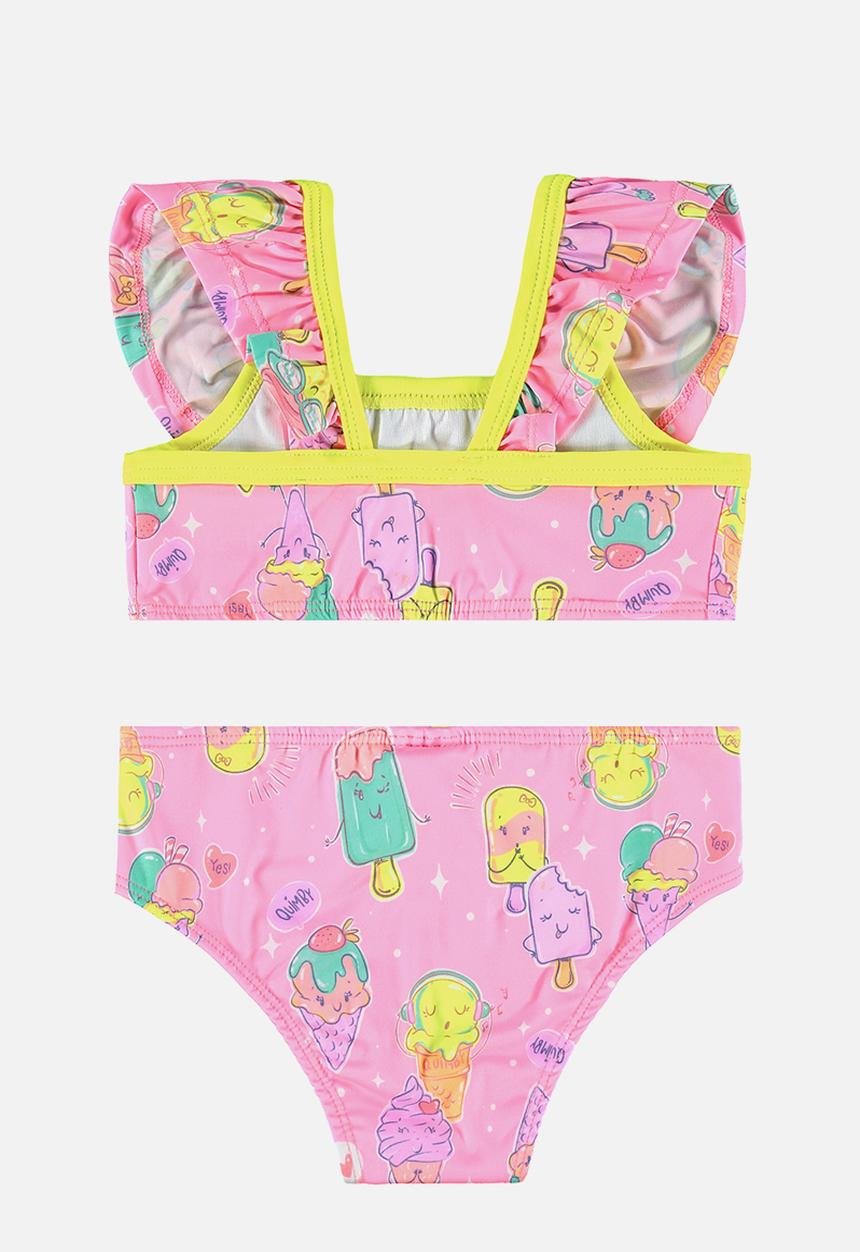 Quimby - Upf 50+ sun protection swimming bikini - pink