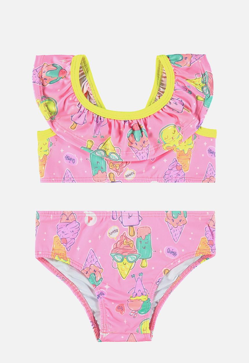 Quimby - Upf 50+ sun protection swimming bikini - pink