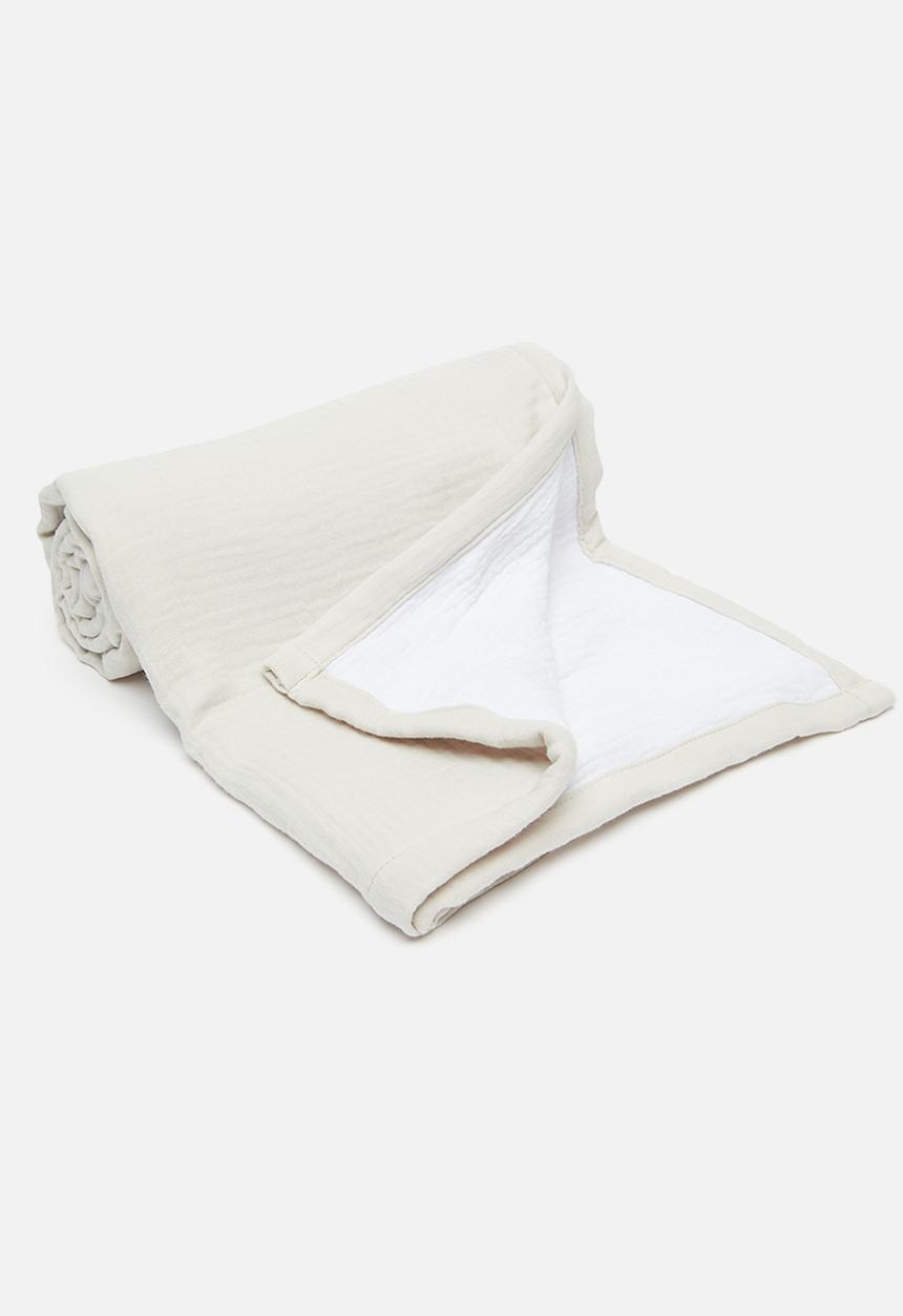 Sixth Floor - Opal crepe blanket - stone