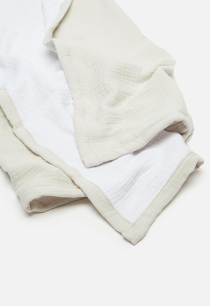 Sixth Floor - Opal crepe blanket - stone