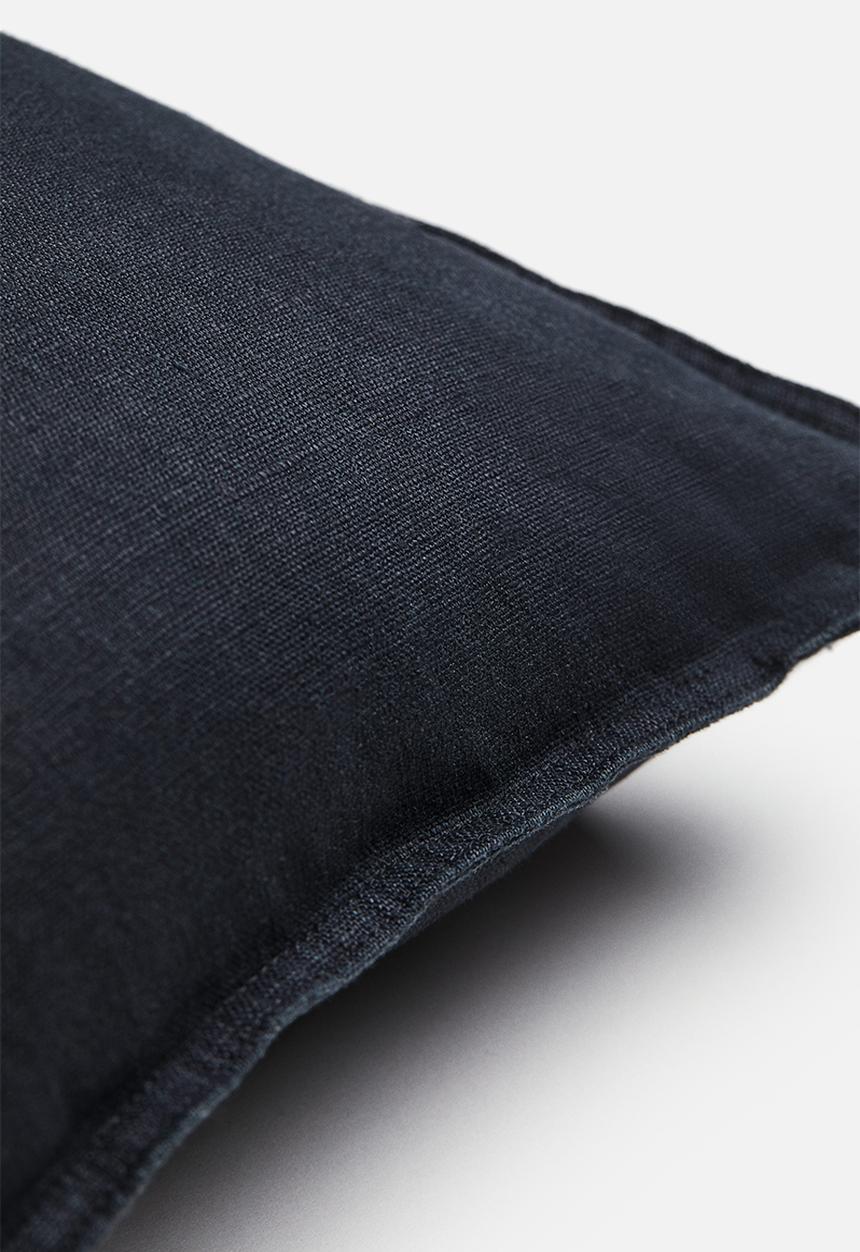 H&M - Washed linen cushion cover - grey