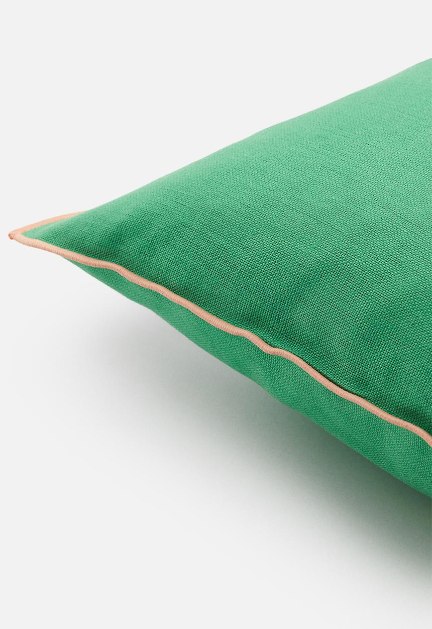 H&M - Linen-blend cushion cover - green