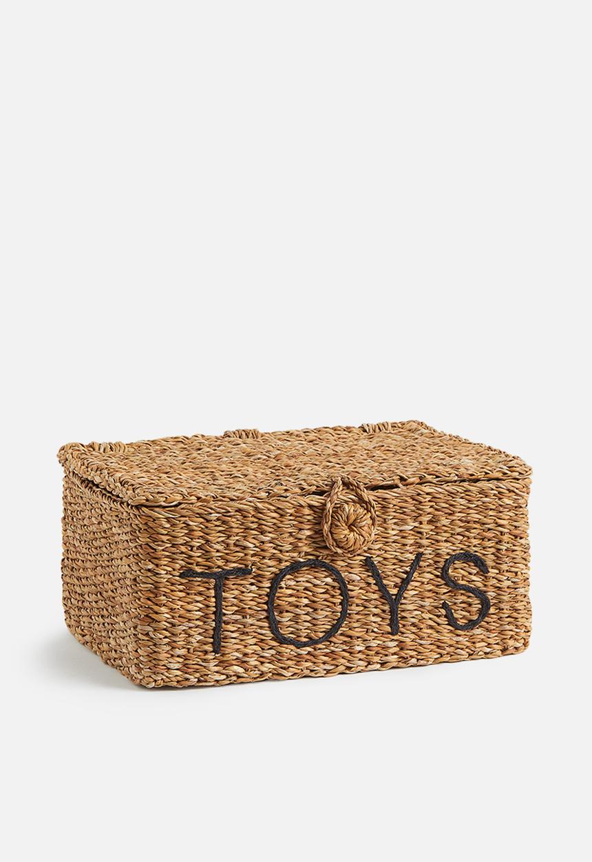 H&M - Toy storage box - beige ,multi