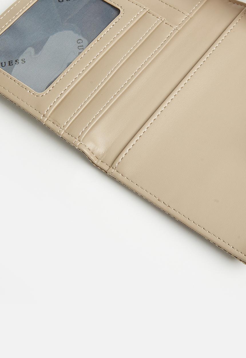 GUESS - Berta passport case - latte
