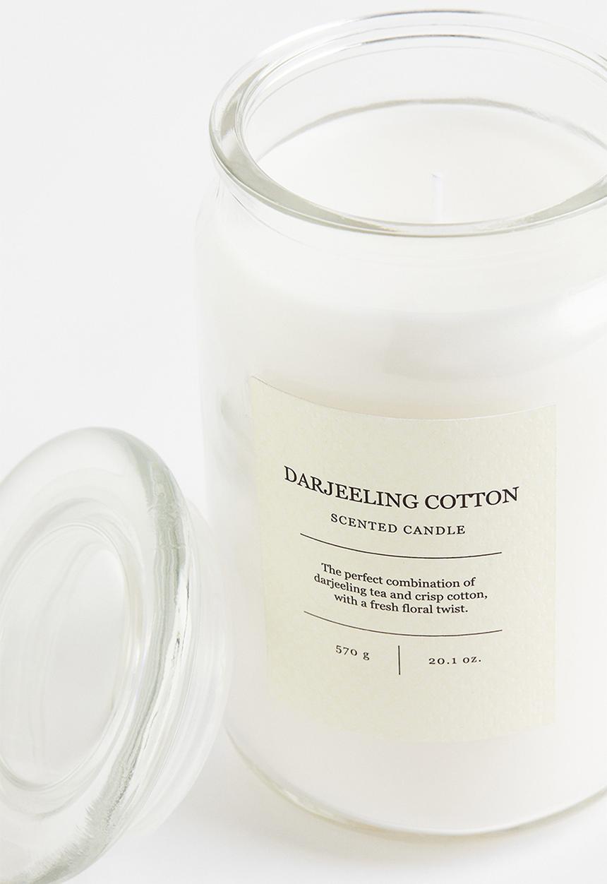 H&M - Scented candle in a glass jar - white