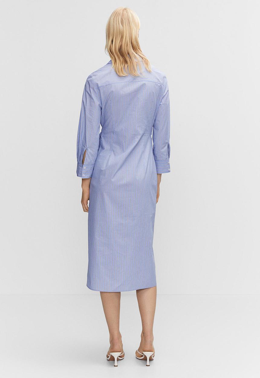 MANGO - Dress rayamil-h - mid-blue