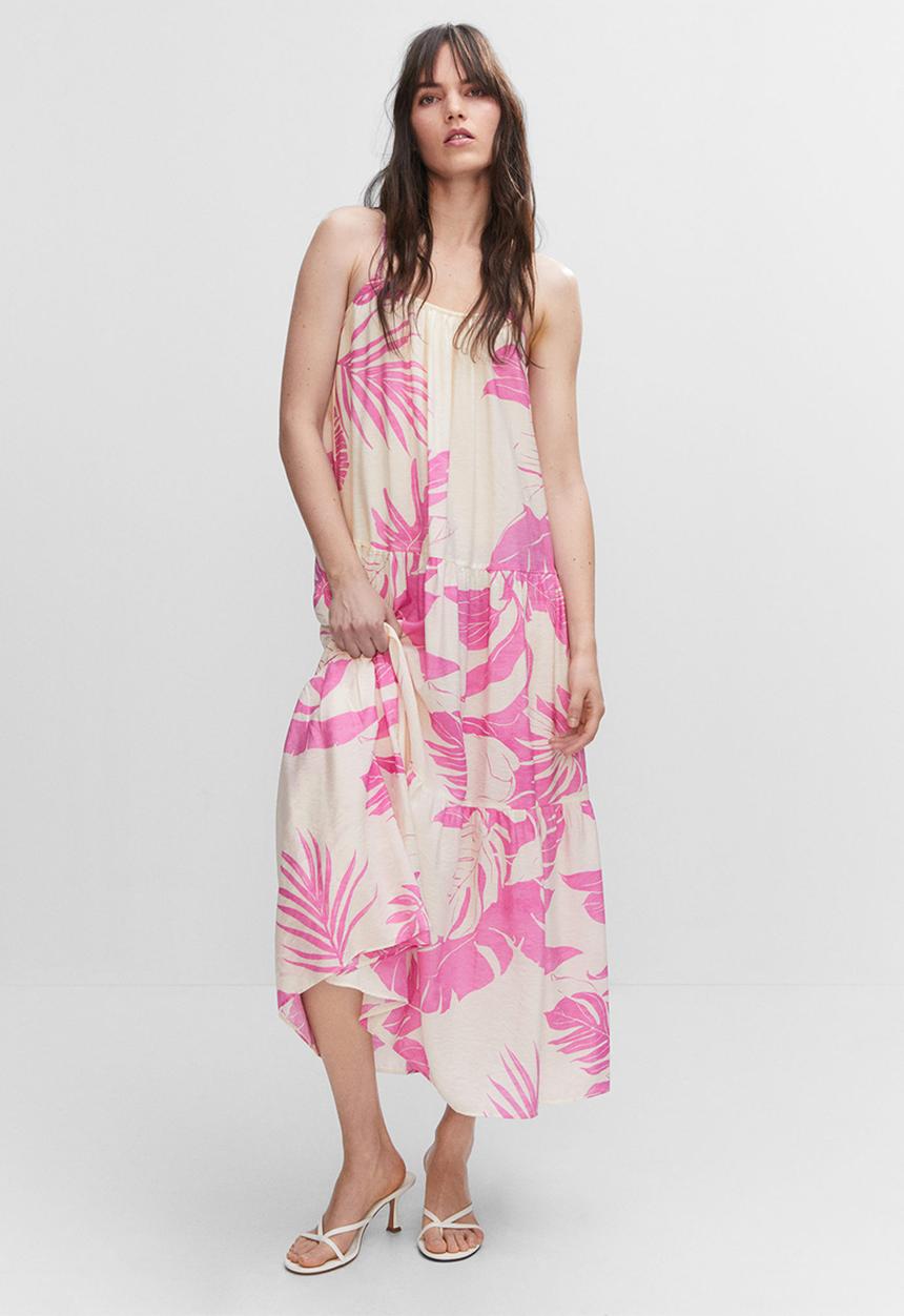 MANGO - Dress gari - mid-pink