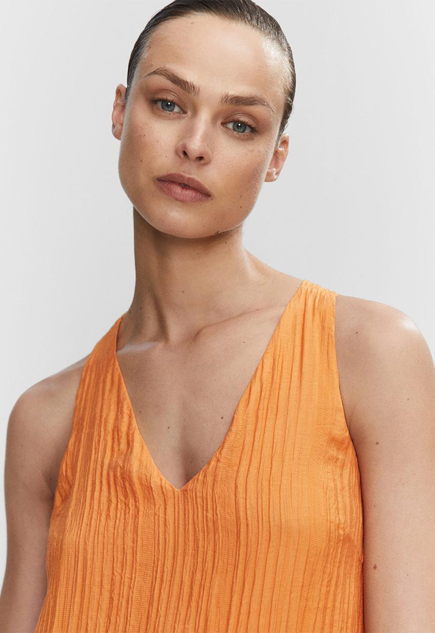 MANGO - Dress sofia - orange