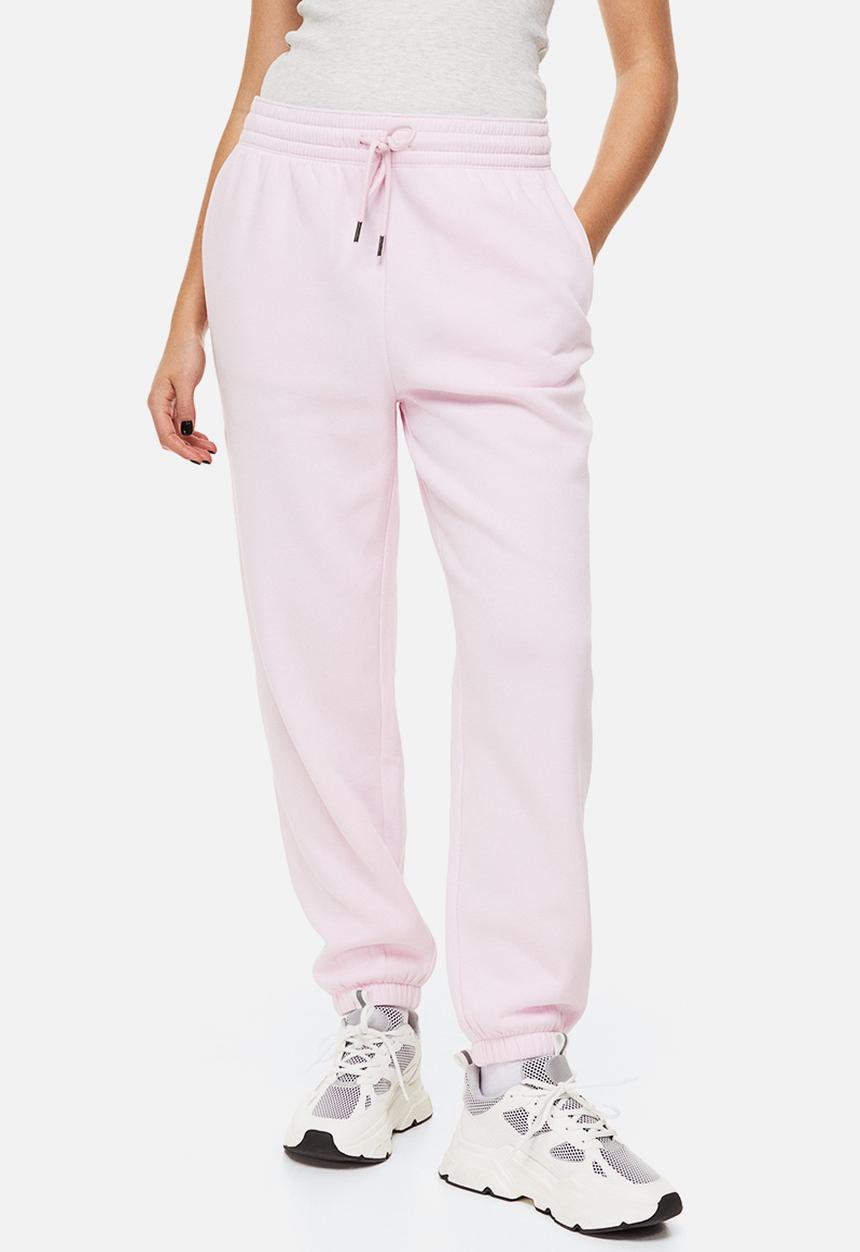 H&M - Cotton-blend sweatpants - light pink
