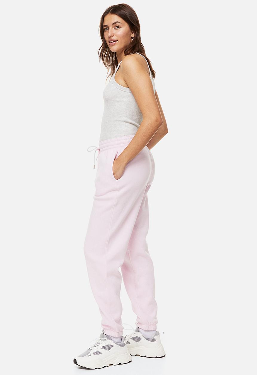 H&M - Cotton-blend sweatpants - light pink