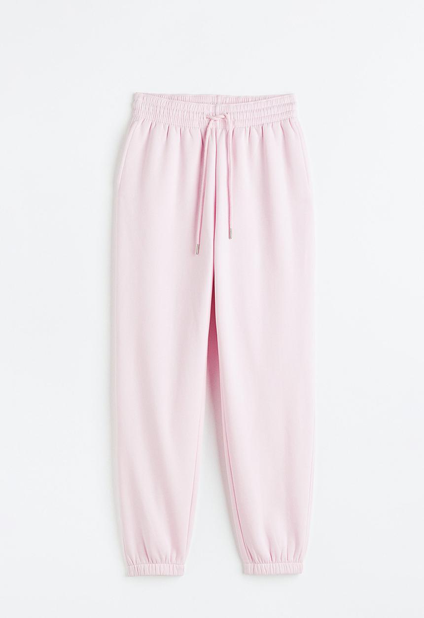 H&M - Cotton-blend sweatpants - light pink