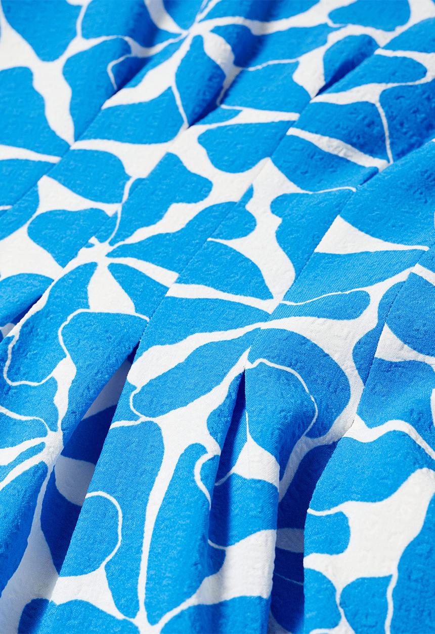 MANGO - Dress salinas - mid-blue