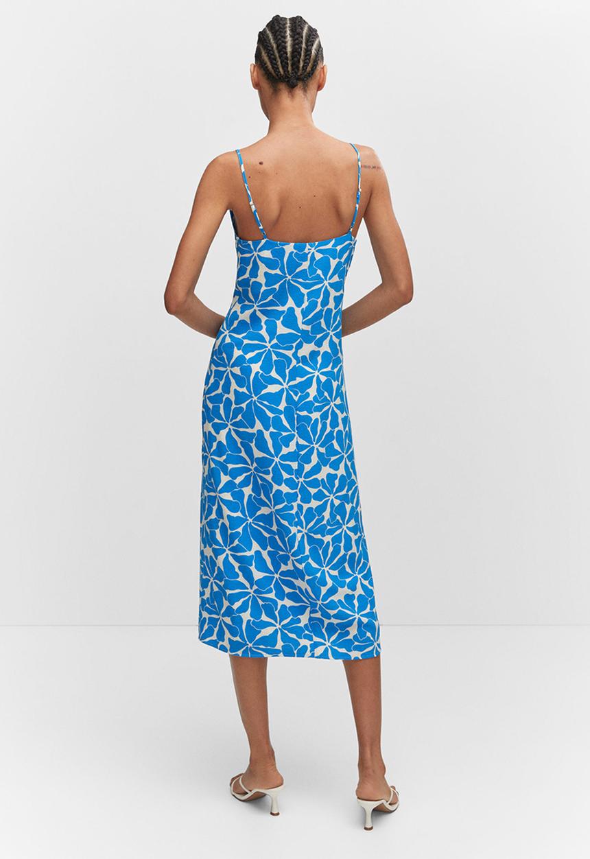 MANGO - Dress salinas - mid-blue