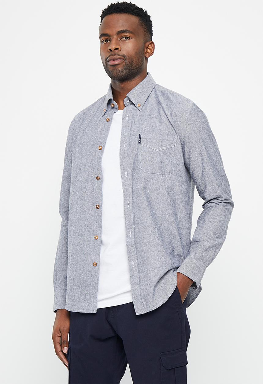 Ben Sherman - Cotton oxford shirt - 68098 - midnight