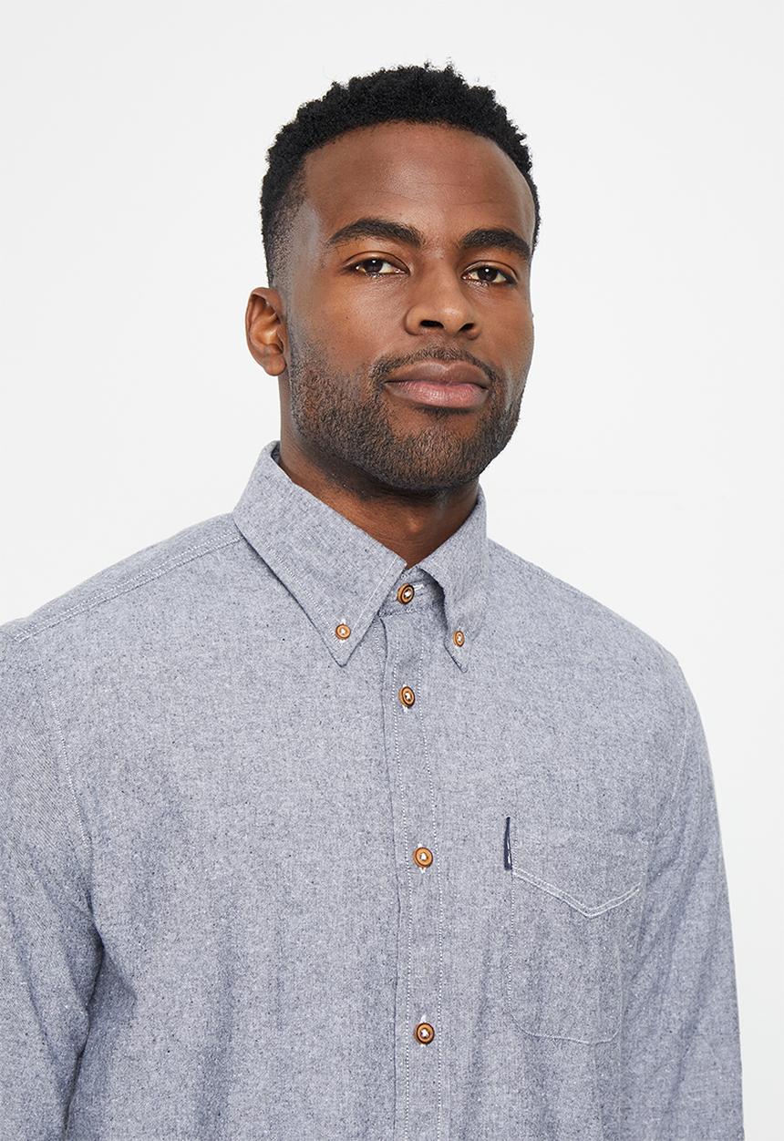 Ben Sherman - Cotton oxford shirt - 68098 - midnight