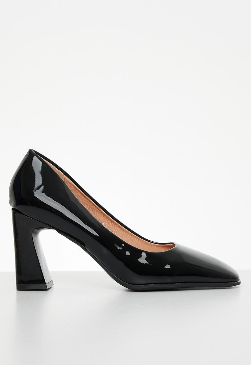 Footwork - Antella block heel - black