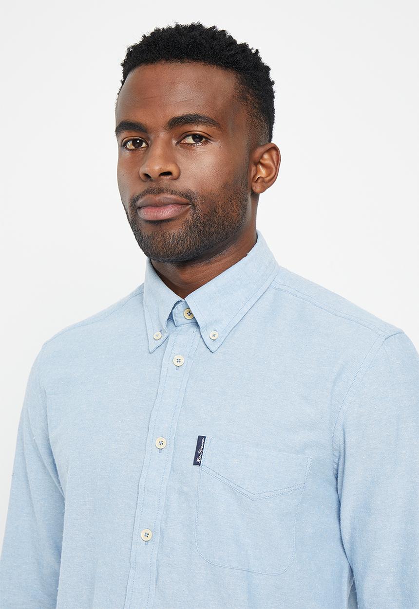 Ben Sherman - Cotton oxford shirt - 68098 - pale blue