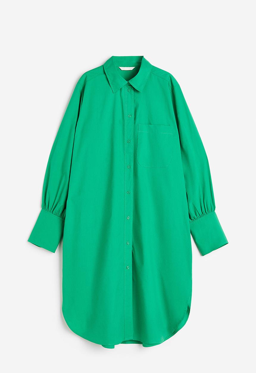 H&M - Shirt dress - green