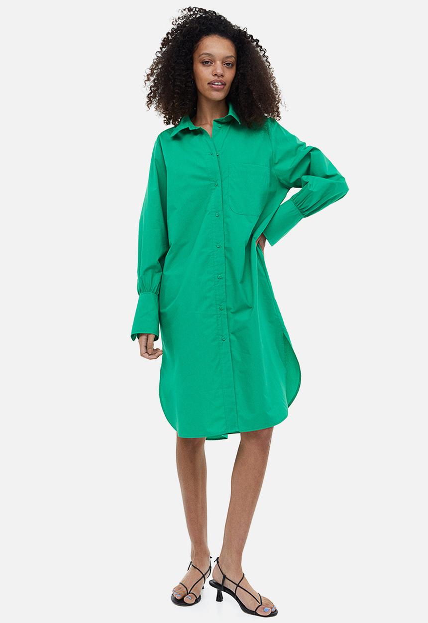 H&M - Shirt dress - green
