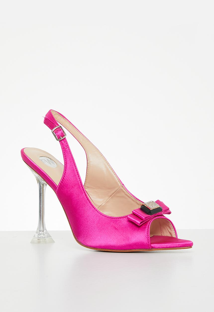Footwork - Bevvi stiletto heel - fushia