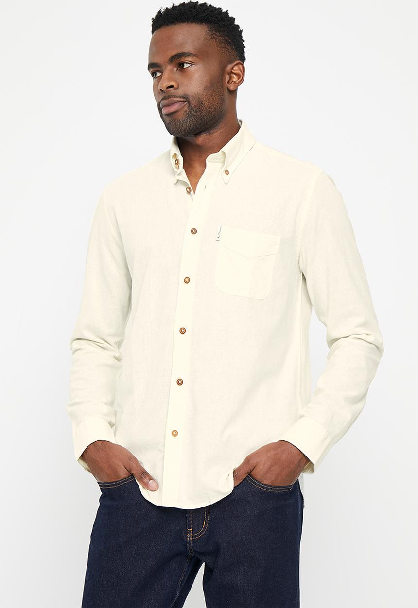 Ben Sherman - Cotton oxford shirt - 68098 - Ivory