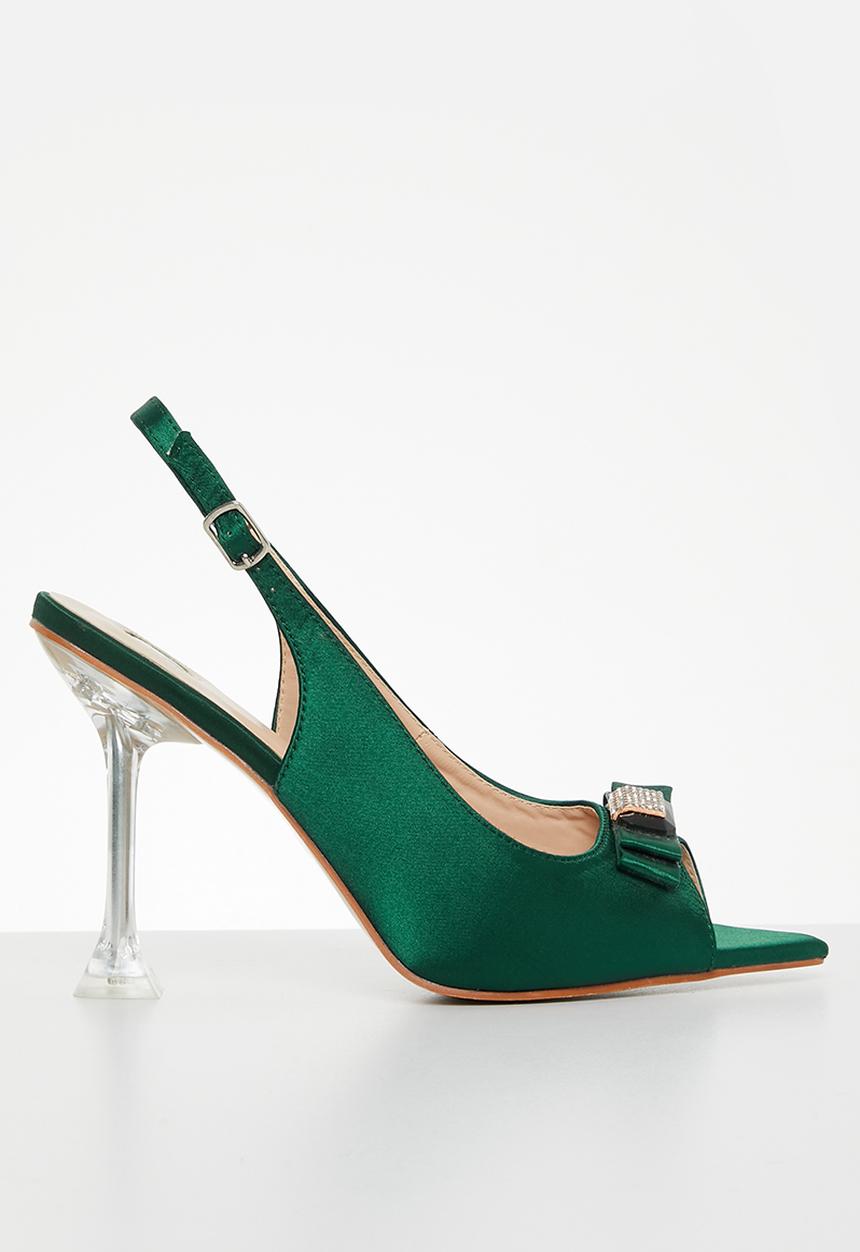 Footwork - Bevvi stiletto heel - green