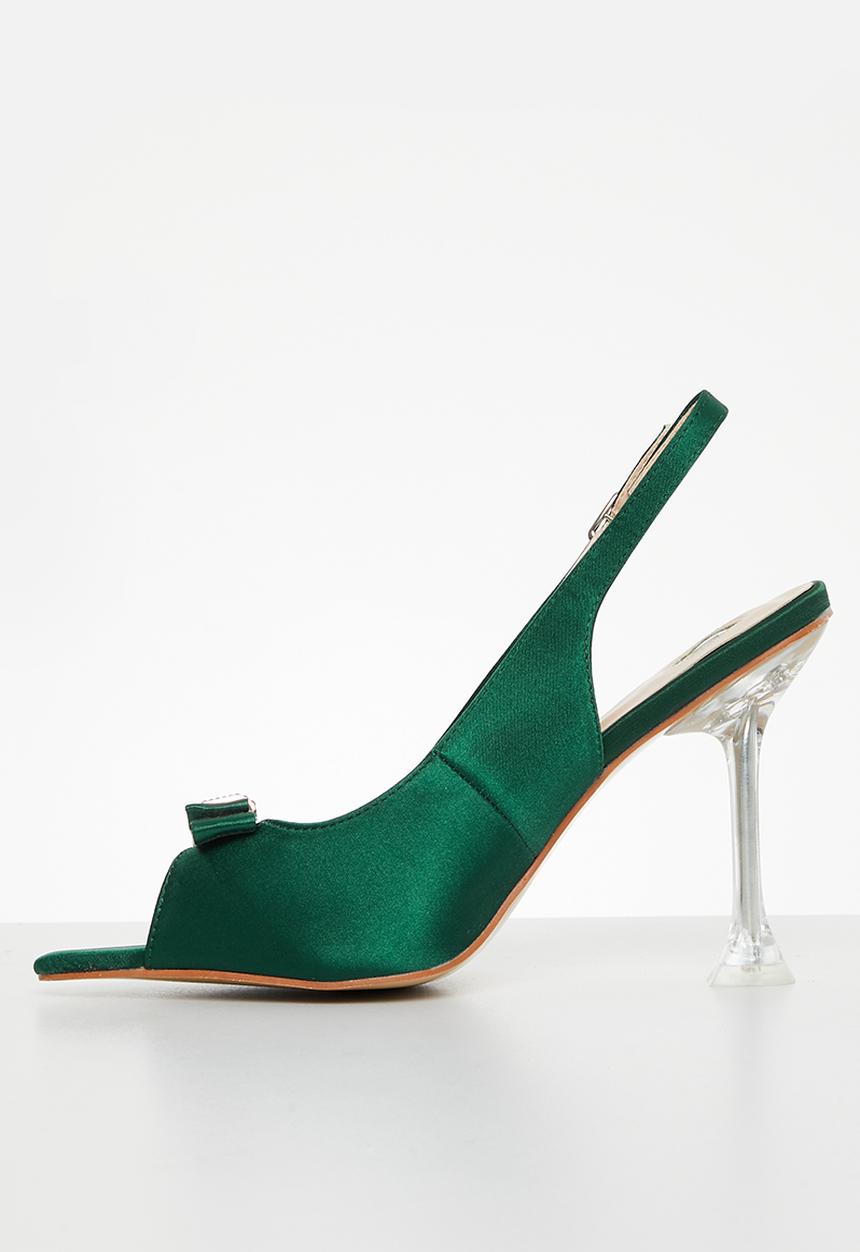 Footwork - Bevvi stiletto heel - green