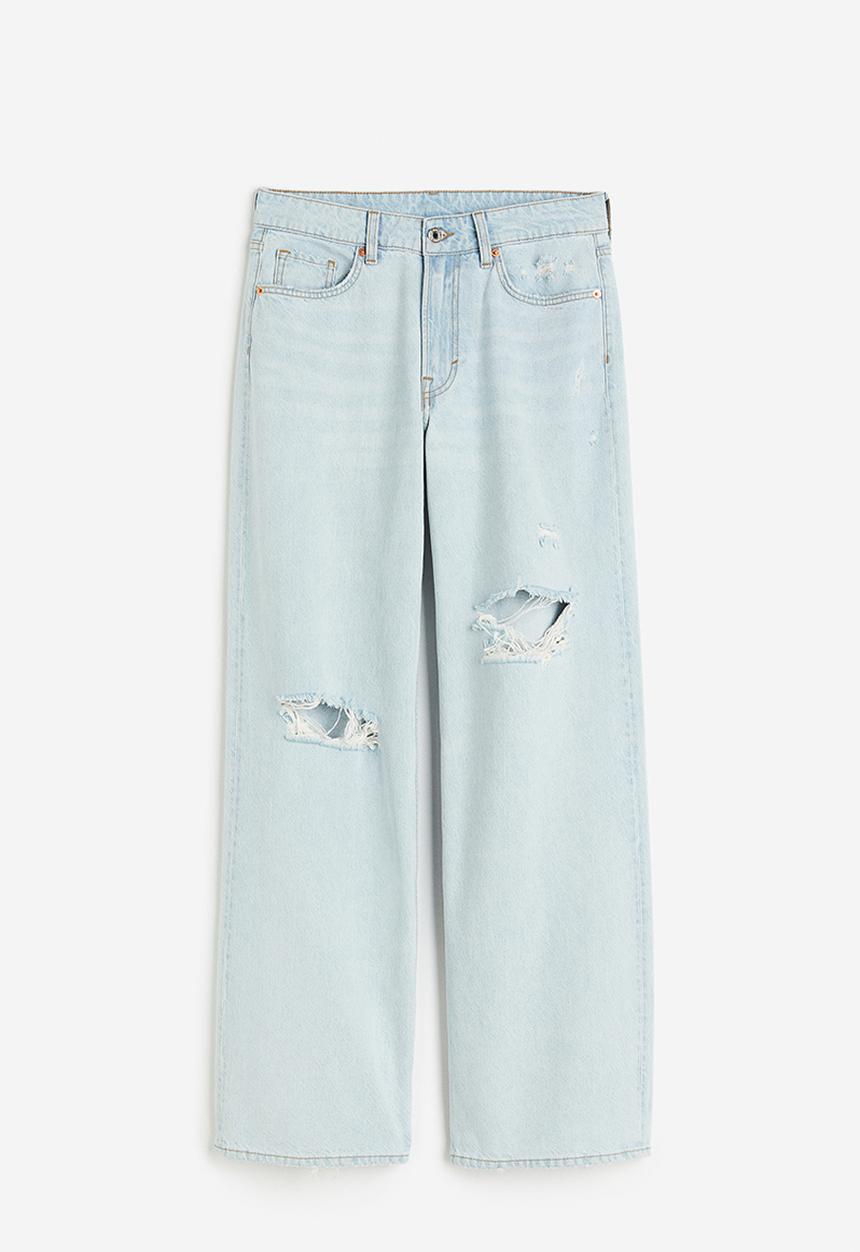 H&M - 90s baggy regular jeans - pale denim blue