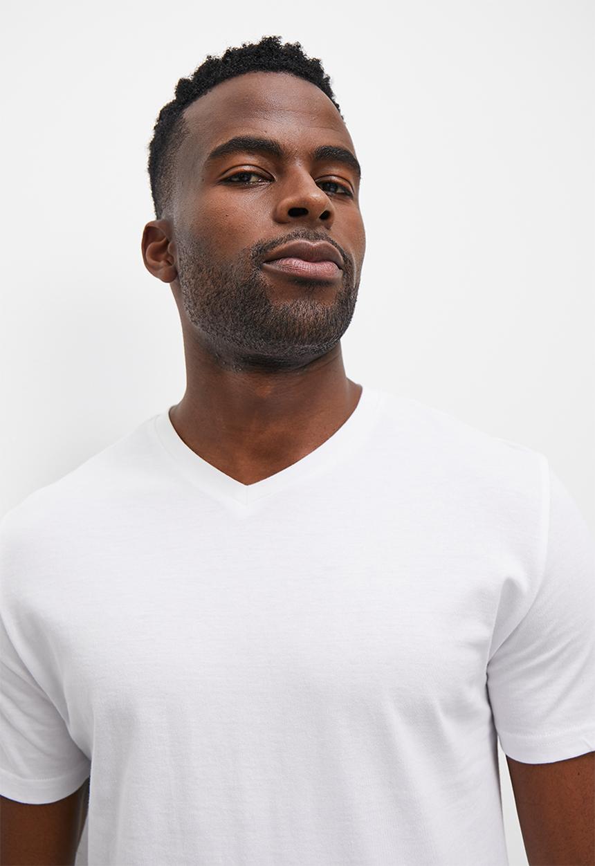 Superbalist - Dean BCI v-neck tee - white