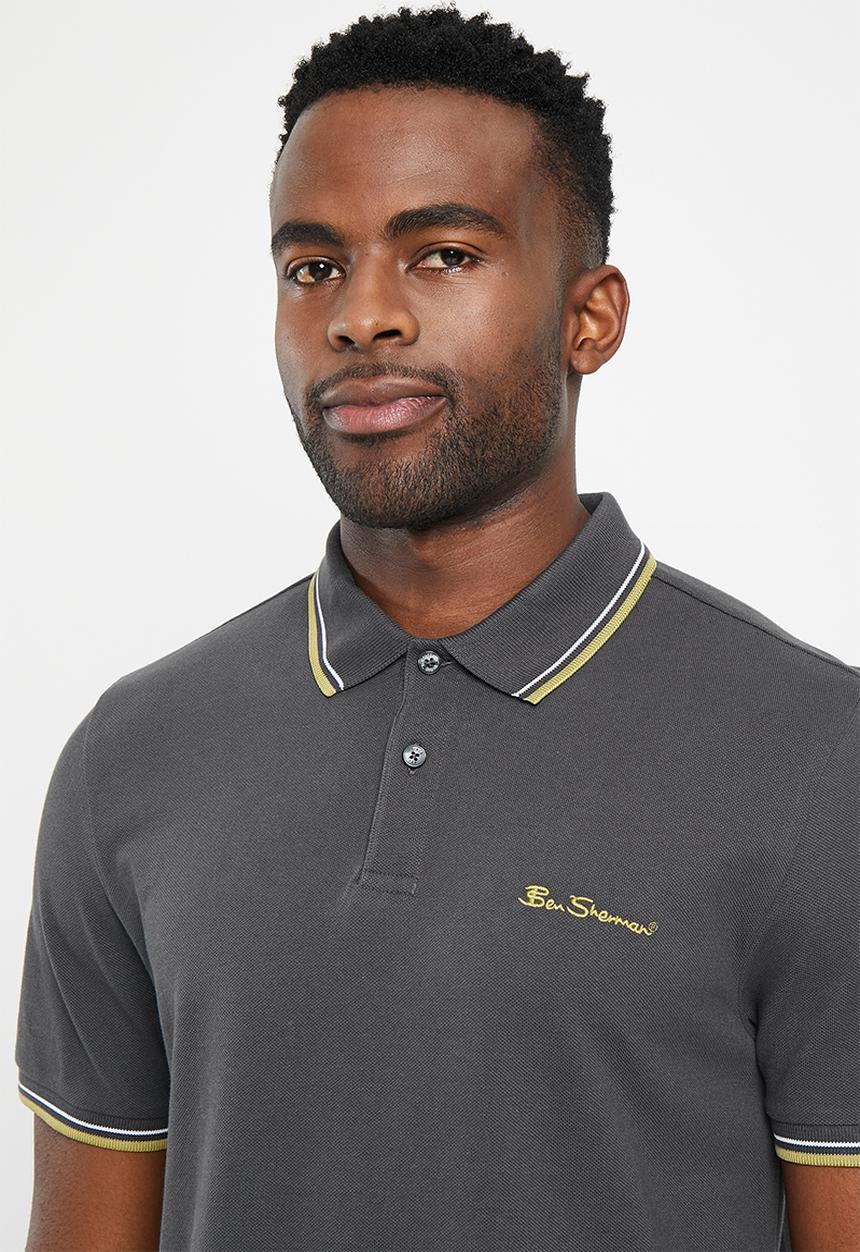 Ben Sherman - Romford short sleeve - charcoal