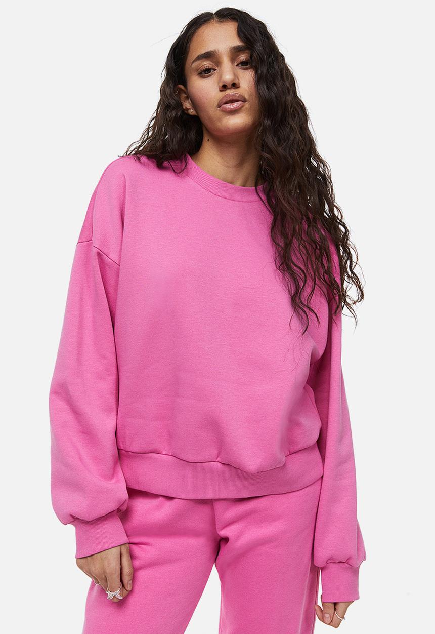 H&M - Oversized sweatshirt - cerise 