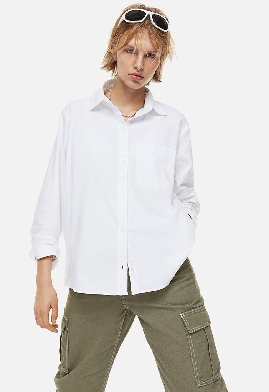 H&M - Oxford shirt - white