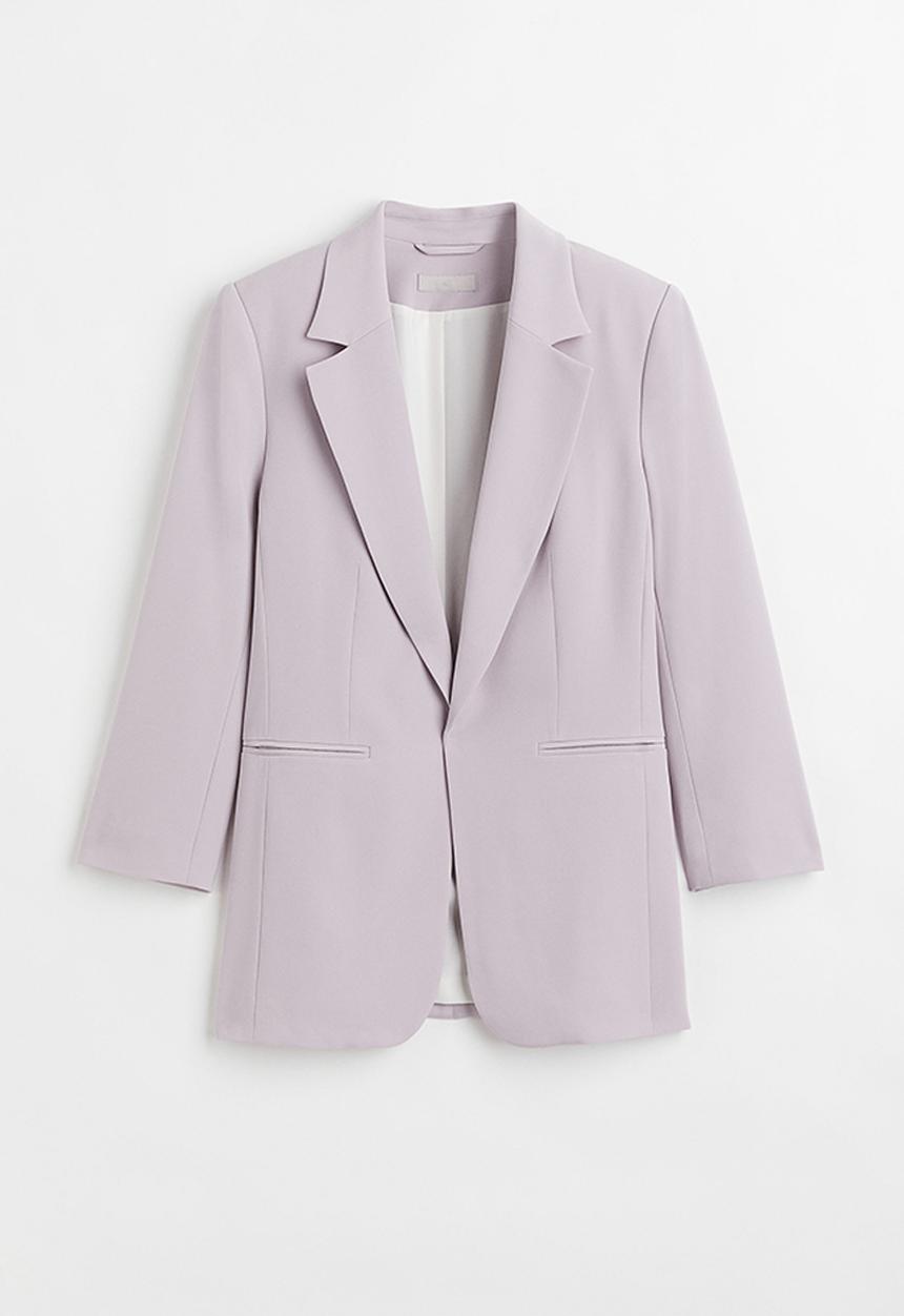 H&M - 3/4-Length-sleeve jacket - light purple 