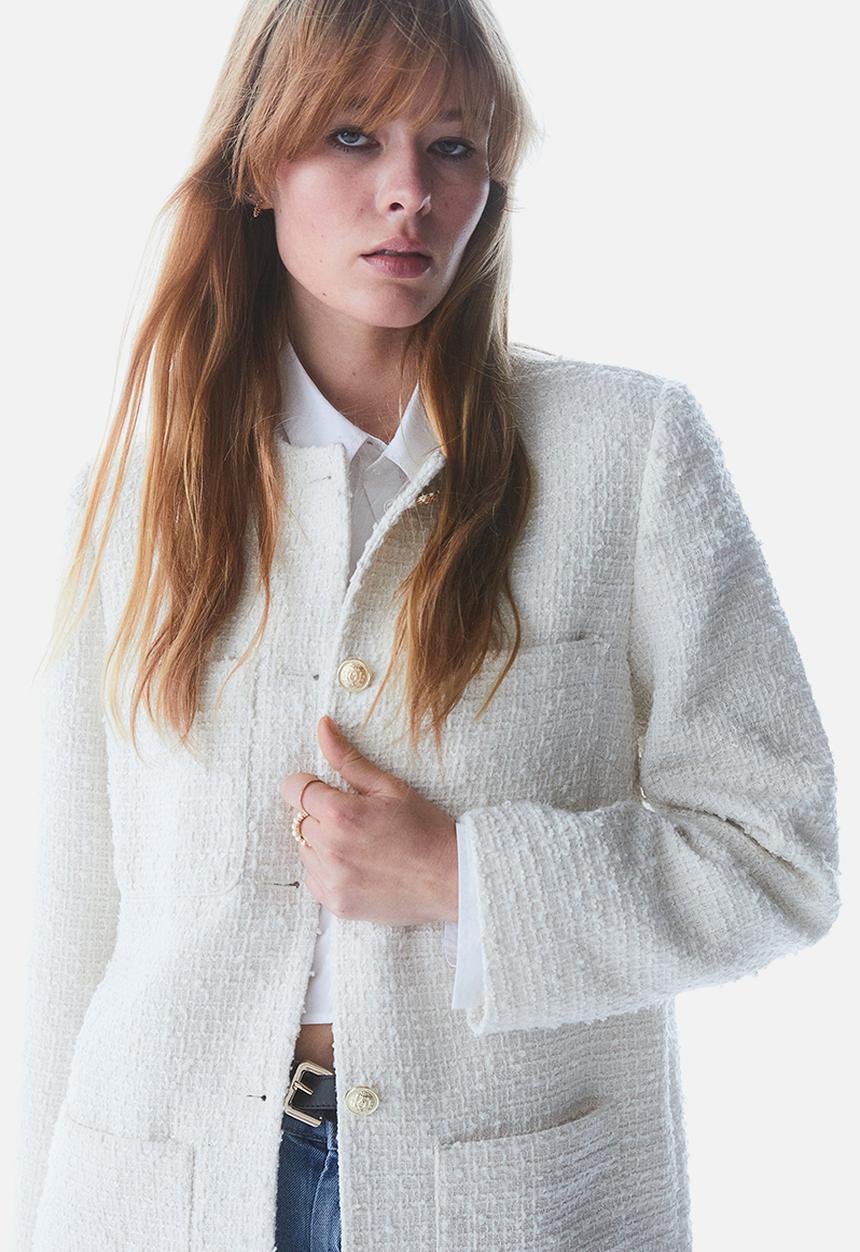 H&M - Bouclé jacket - cream 