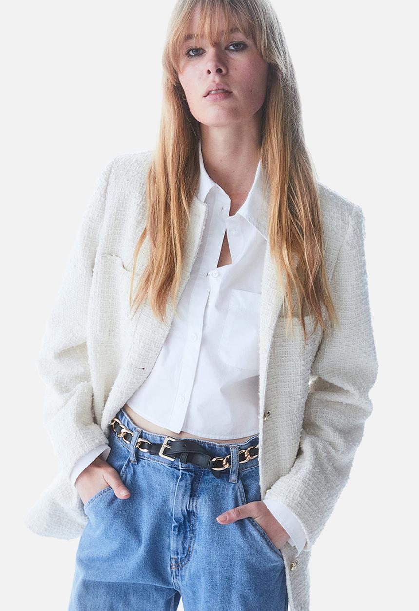 H&M - Bouclé jacket - cream 