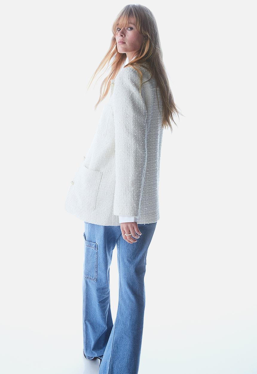 H&M - Bouclé jacket - cream 