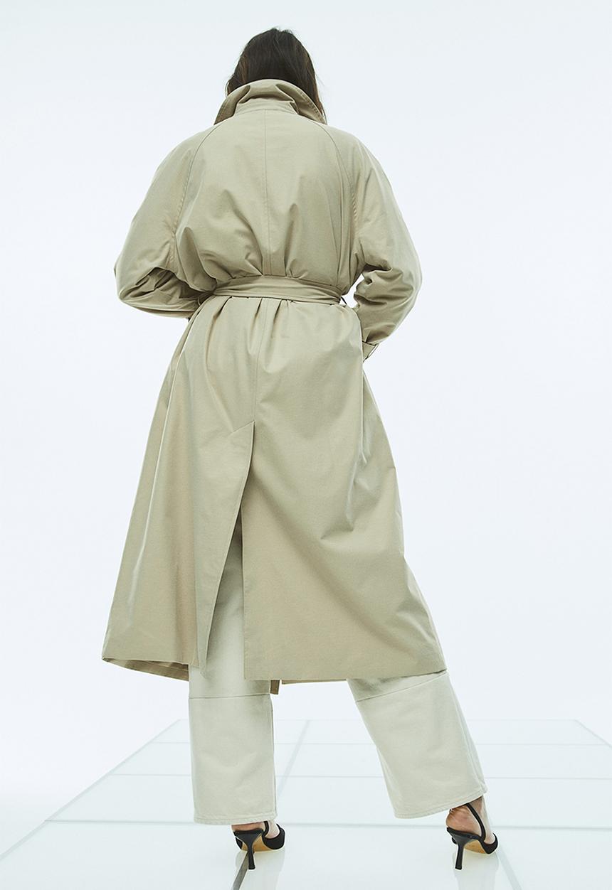 H&M - Double-breasted trench coat - beige