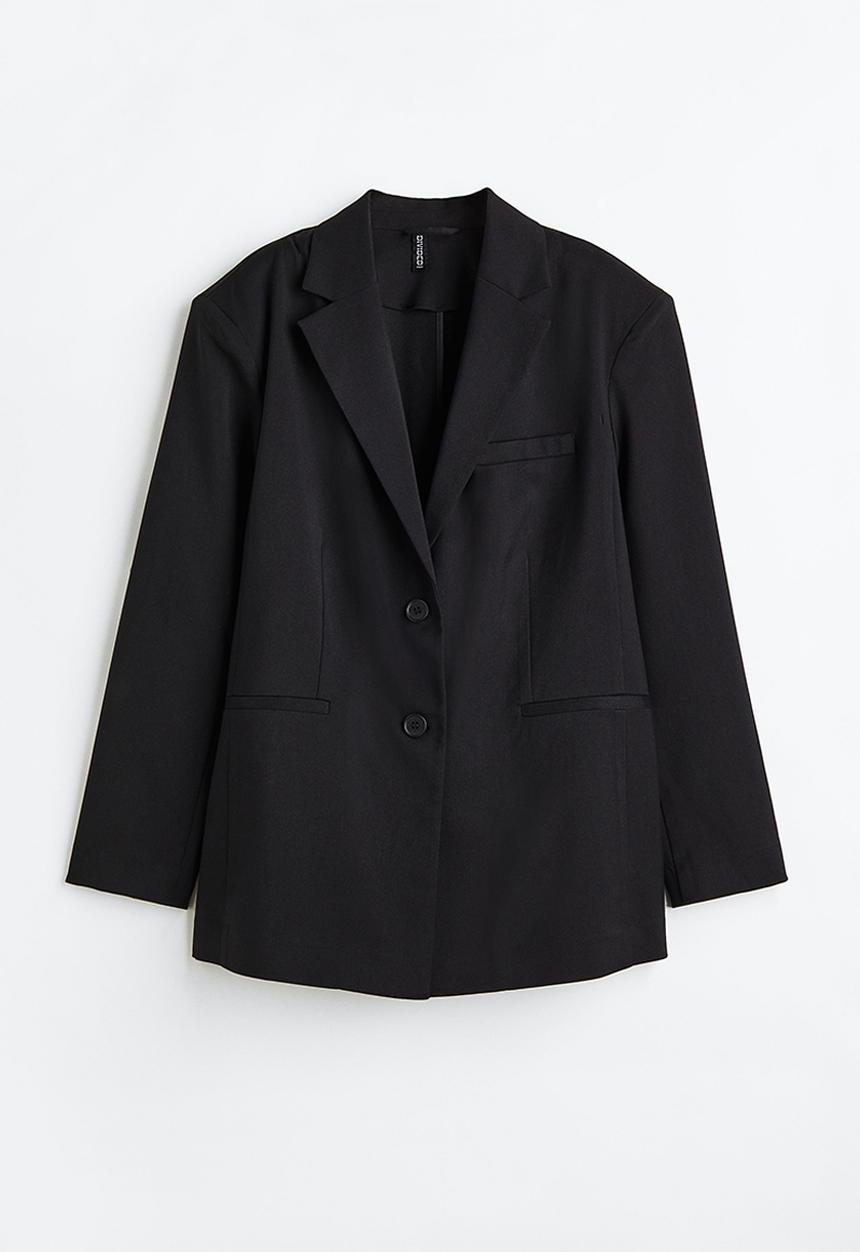 H&M - Single-breasted blazer - black