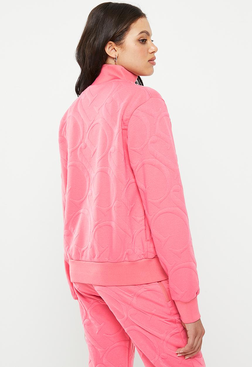 GUESS - Adelaide full zip sweatshirt - macro gj red cherry
