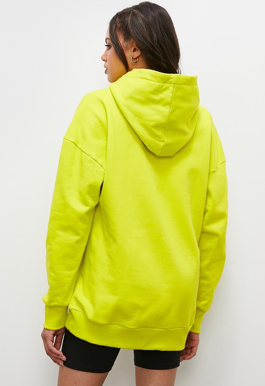 Blake - Slouch hoodie - lime