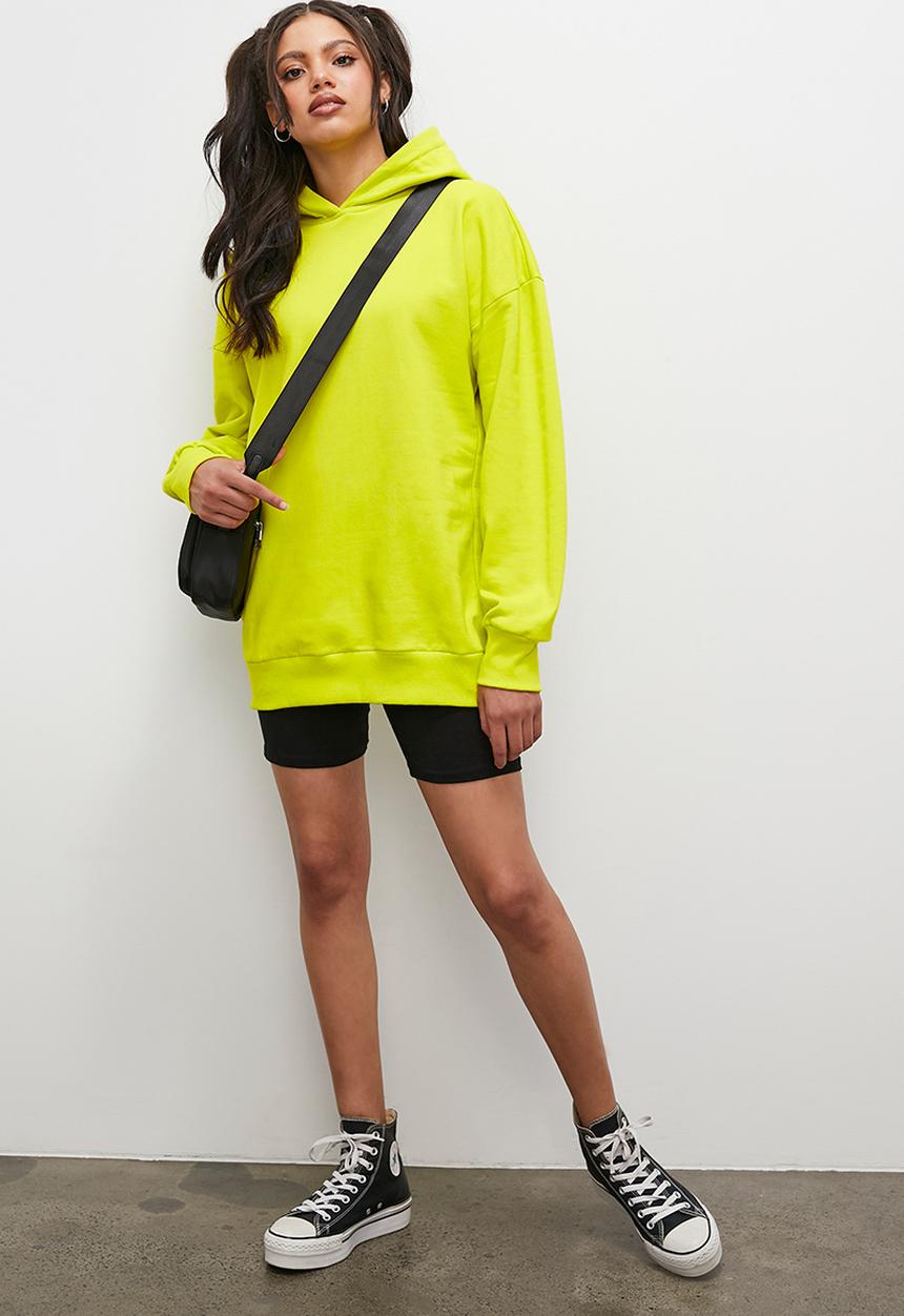Blake - Slouch hoodie - lime