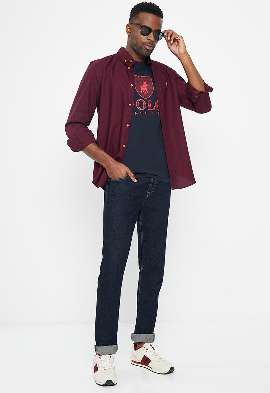 POLO - Cory crest crew neck short sleeve tee  - navy