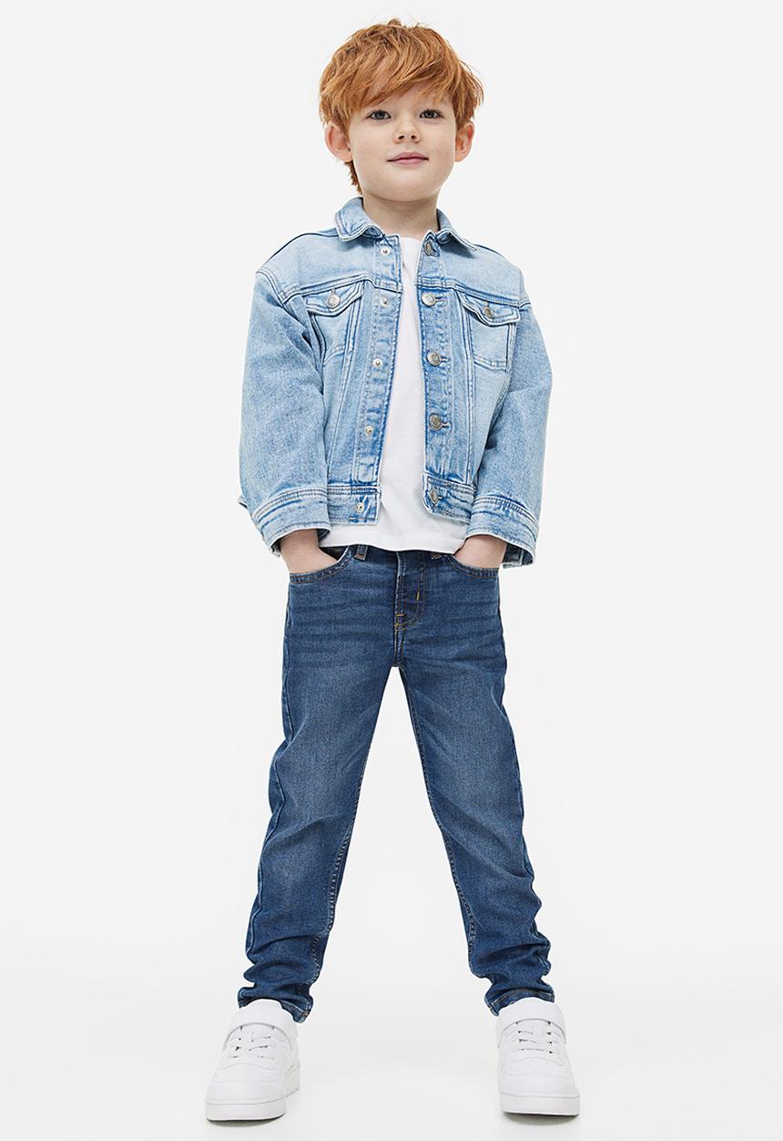 H&M - Relaxed tapered fit jeans - denim blue 
