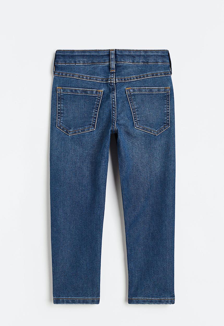 H&M - Relaxed tapered fit jeans - denim blue 