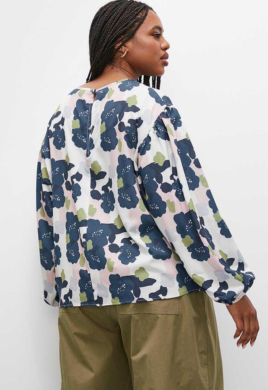 Superbalist - Easy balloon sleeve crew shell - multi