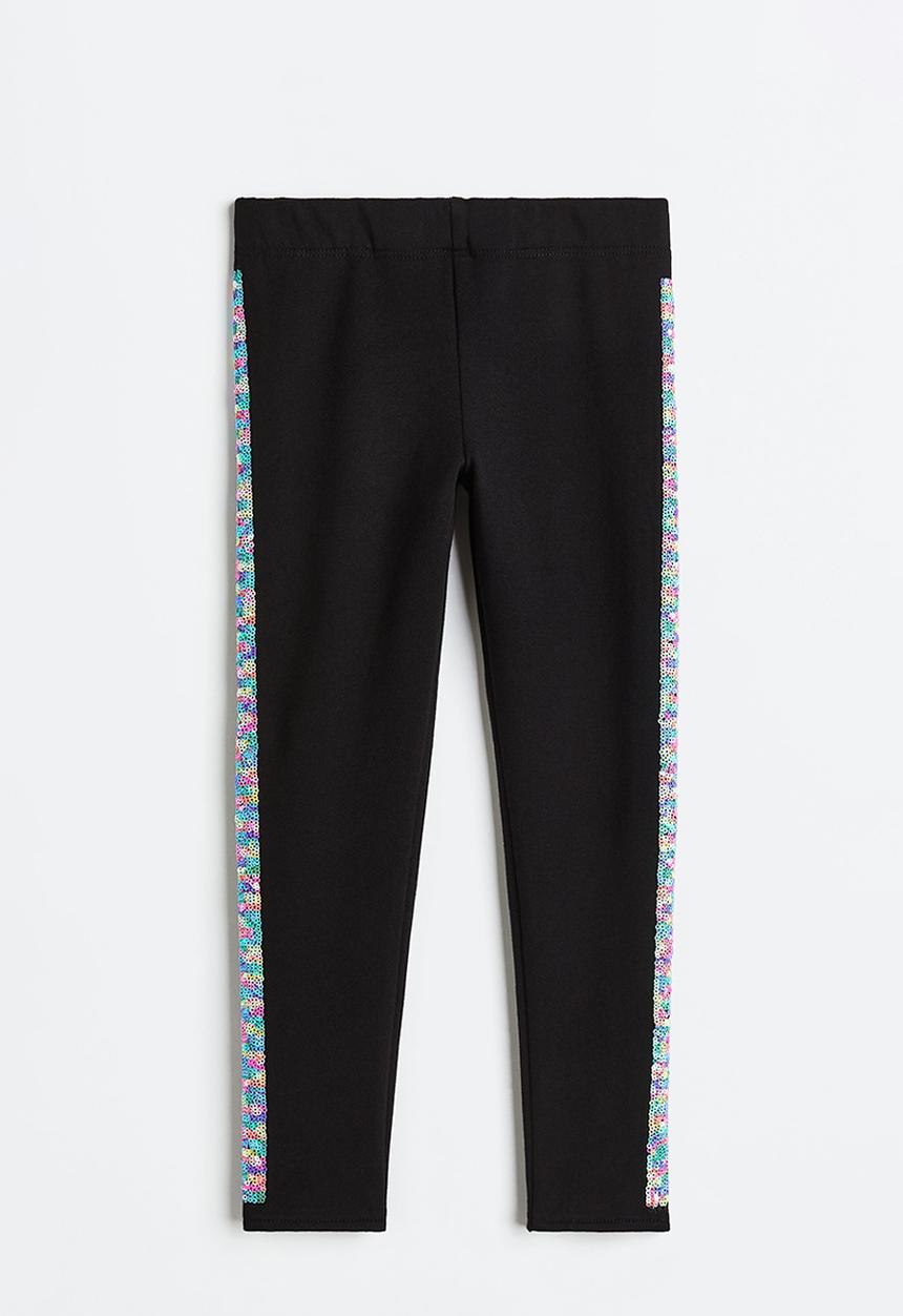 H&M - Brushed-inside leggings - black